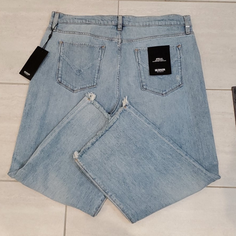 HP⚡NWT Hudson Jeans | Stella Midrise Crop Straight - Picture 6 of 15